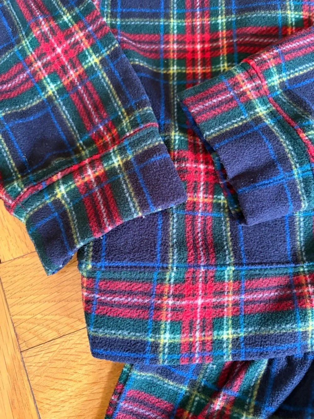 GAP Kids Sz. 12 Plaid Pajama Set - Blue & Red, Green. Unisex. Cabincore. Tartan
